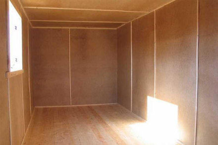 Бытовка БС-4 пластиковое окно, железная дверь