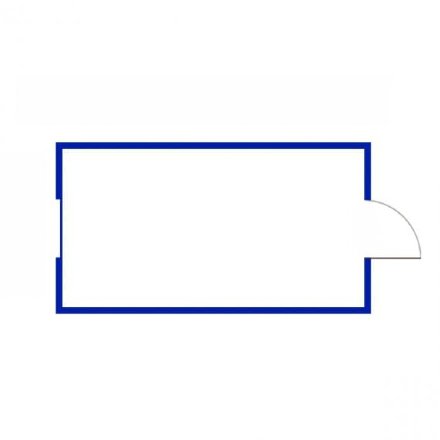 Бытовка однокомнатная, оцинкованная с окном Бытовка однокомнатная, оцинкованная с окном