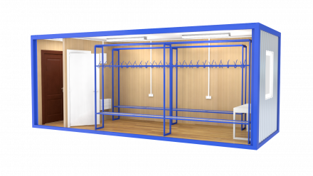 Бытовка под раздевалку