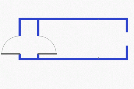 Бытовка БК-02, однокомнатная с тамбуром Бытовка БК-02, однокомнатная с тамбуром