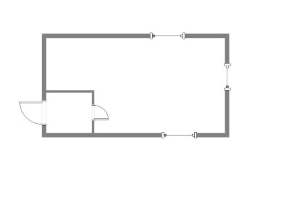 Бытовка с тамбуром ХБ-01