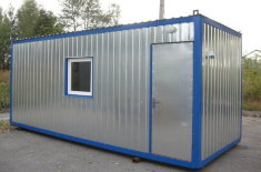 Бытовка БС-1 дверь обшита листом