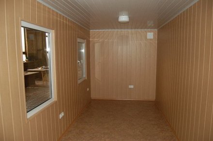 Бытовка БФ-3 отделка ПВХ-панелями Бытовка БФ-3 отделка ПВХ-панелями