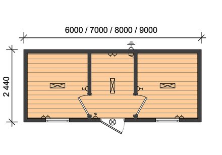 Бытовка БС-1 распашонка