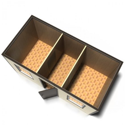 Бытовка БС-3 пол обрезная доска