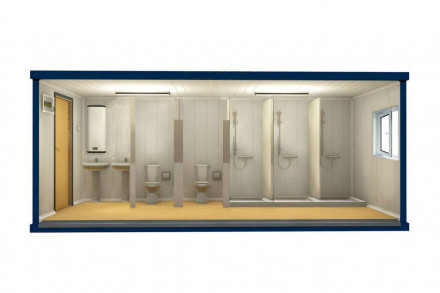 Вагончик с туалетом и душем 03