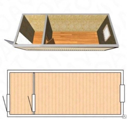 Бытовка БП-10 для ИТР, под офис Бытовка БП-10 для ИТР, под офис