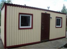 Бытовка БД-3 распашонка с двумя помещениями