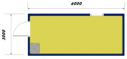 Бытовка БС-12 под офис