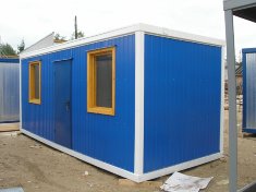 Бытовка БФ-2 внутренняя отделка вагонкой, прорабская