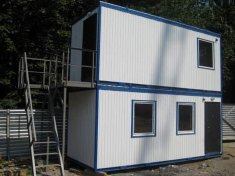 Модульная бытовка двухэтажная 03