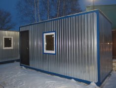 Бытовка утепленная 5,85х2,4м, ОСП стены и потолок