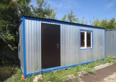 Бытовка 6х2,45м, c МДФ отделкой, есть тамбур