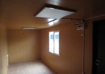 Бытовка 6х2,45м, c МДФ отделкой, есть тамбур