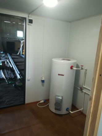 Бытовка сантехническая с душем - 01