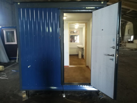 Бытовка сантехническая с душем - 01