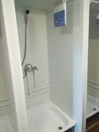 Бытовка сантехническая с душем - 01