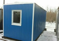 Бытовка БП-1 стандартная отделка вагонкой