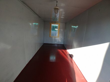 Бытовка БП-1 стандартная отделка вагонкой