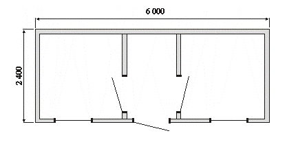 Бытовка БС-2 распашонка с пластиковыми окнами Бытовка БС-2 распашонка с пластиковыми окнами
