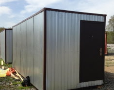 Вагончик БК-4 на 6 мест, стальная дверь