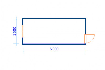 Бытовка БС-3 отделка оргалитом Бытовка БС-3 отделка оргалитом